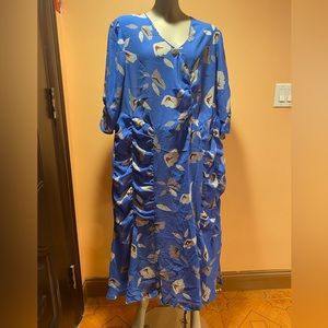 Dress Handmade tailored, Size XL, Color-Blue
